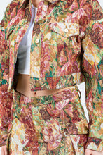 Load image into Gallery viewer, American Bazi Jacquard Cargo Cropped Jacket
