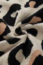 Load image into Gallery viewer, Leopard Open Front Long Sleeve Cardigan
