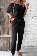 Load image into Gallery viewer, Perfee Off-Shoulder Jumpsuit with Pockets
