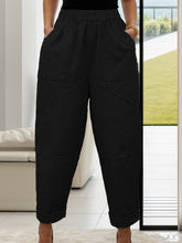 Load image into Gallery viewer, Elastic Waist Pants with Pockets
