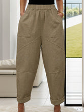 Load image into Gallery viewer, Elastic Waist Pants with Pockets
