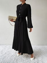 Load image into Gallery viewer, Honey Tie Waist Long Sleeve Dress
