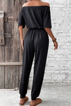 Load image into Gallery viewer, Perfee Off-Shoulder Jumpsuit with Pockets
